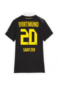 Borussia Dortmund Marcel Sabitzer #20 Fotballdrakt Borte Klær Dame 2026-27 Korte ermer